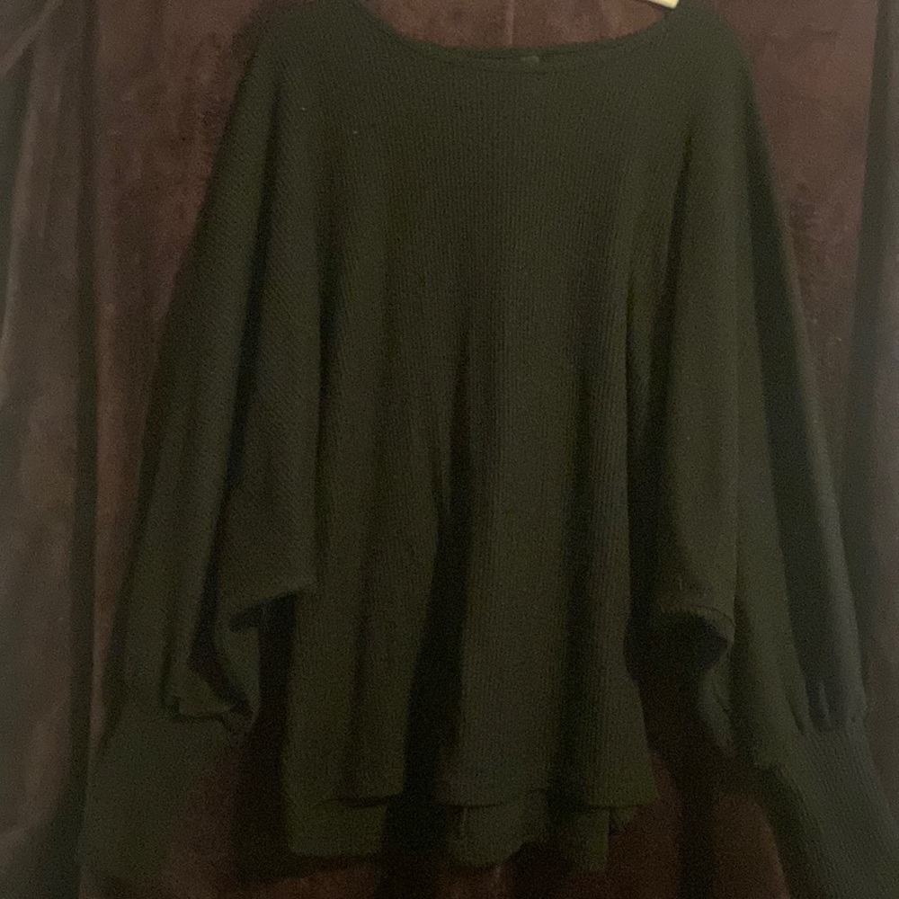 Black long sleeve sweater